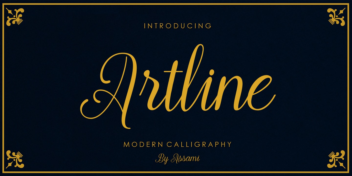 Шрифт Artline